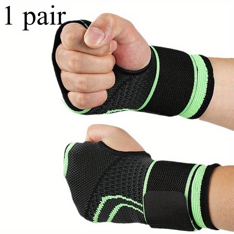 1PAIR Sports Strap Palm Guard Outdoor Sports Weightlifting Fitness Wrap Wrist Elastic Pressurized Strap Palm Guard