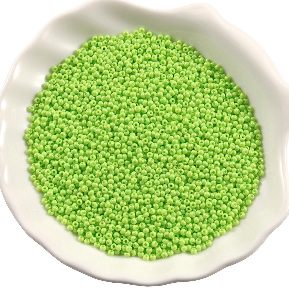 2000 τμχ/παρτίδα 2 χιλιοστών Τσέχικη γυάλινη χάντρα Γούρια Miyuki Round Loose Spacer Beads for Needlework Jewelry Making Diy Bracelet Earrings