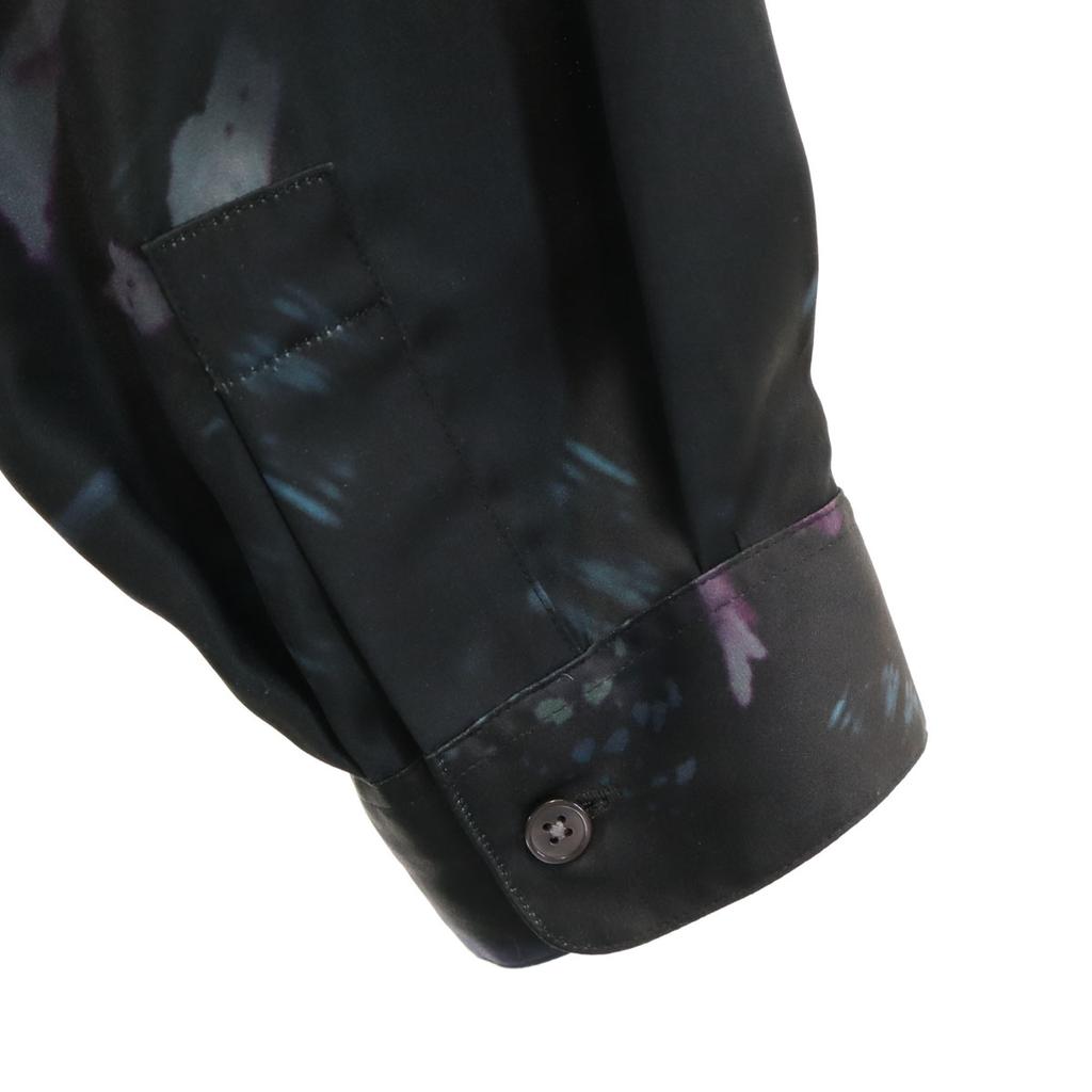 STUDIOUS Made In Japan Butterfly Pattern Long Sleeve Shirt 2 Black Men's Used