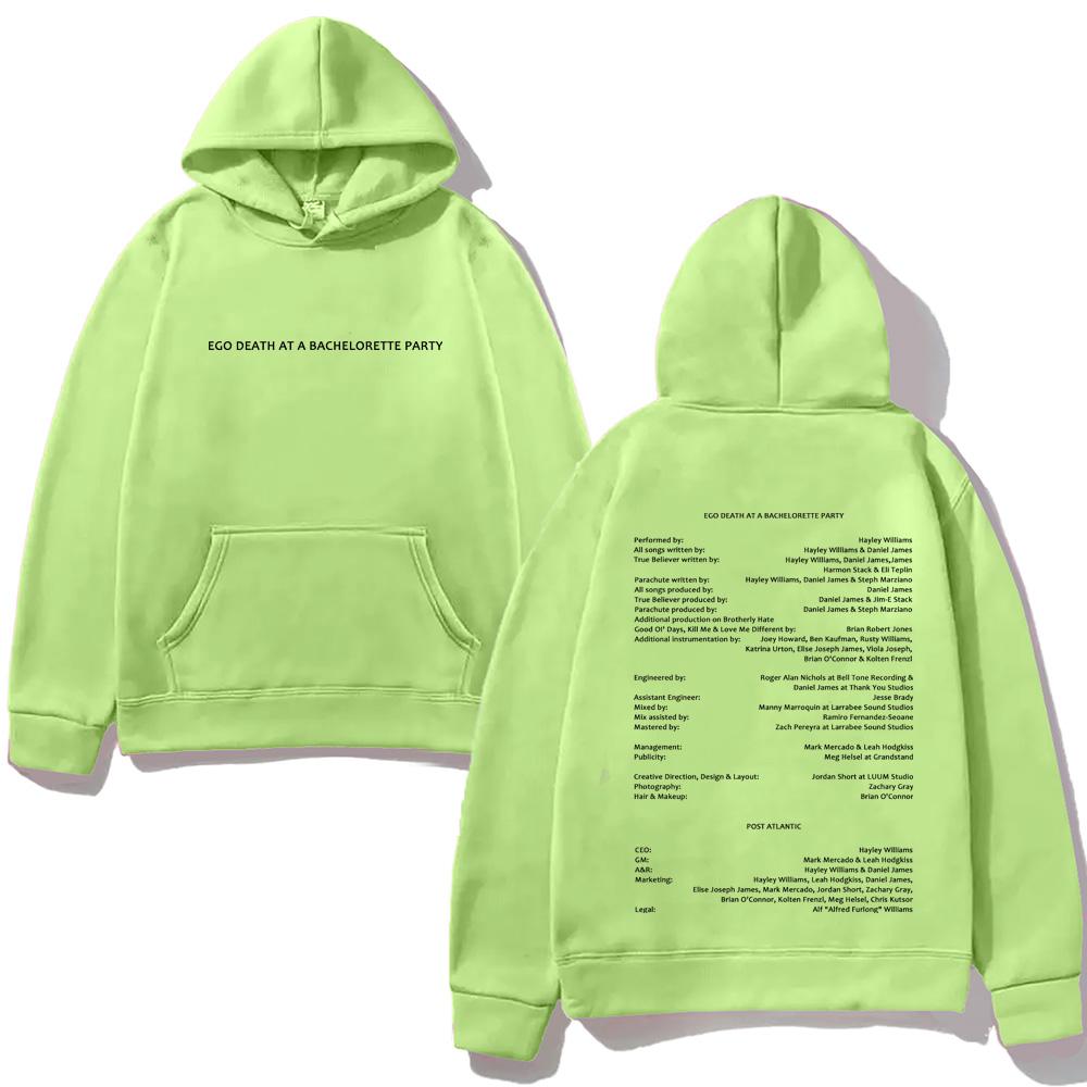 Hayley Williams NEW HOODIE 2026 Winter HighQuality Moletom EGO DEATH AT A BACHELORETTE PARTY Graphic Printing Hoody Comfortable