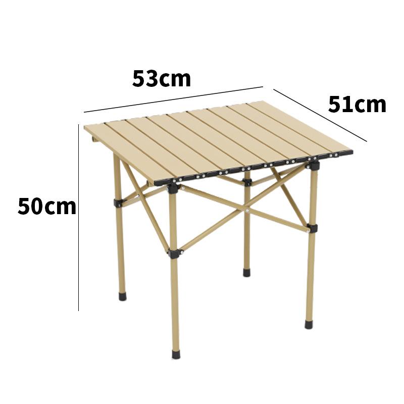 Outdoor folding table and chair folding stool portable table chair self-driving trip camping picnic table set multifunctional table and chair