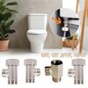 3/8' 1/2' 9/16' 15/16' Tee Joint 3 Way T Valve Connector Durable Toilet Seat Bidet Attachment