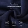 Antonio Men's Fleece-Lined Business Casual Half-Zip Knit Sweater
