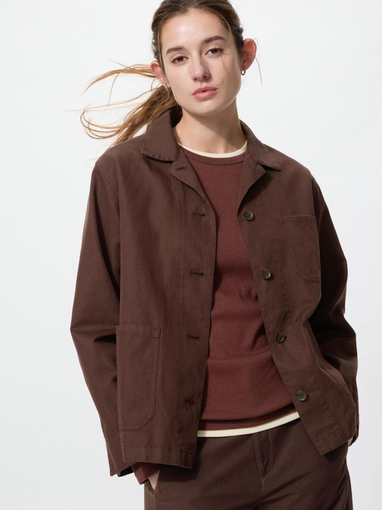 Uniqlo Japan Linen Blend Choa Jacket