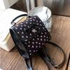 Casual commuter small backpack women's new fashion popular bow backpack college student handbag