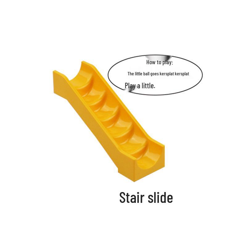Large Lego-Compatible Ball Track & Piano Building Toy Accessories