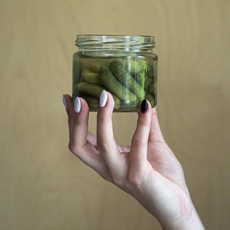 Jam jars with lids, 6 pcs, 330 ml