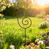 Metall-Gartenstecker Dekorative Skulptur Spiral-Schnecken-Design Außenhof-Kunst Eisenhandwerk Rasenornament für Terrasse und Garten