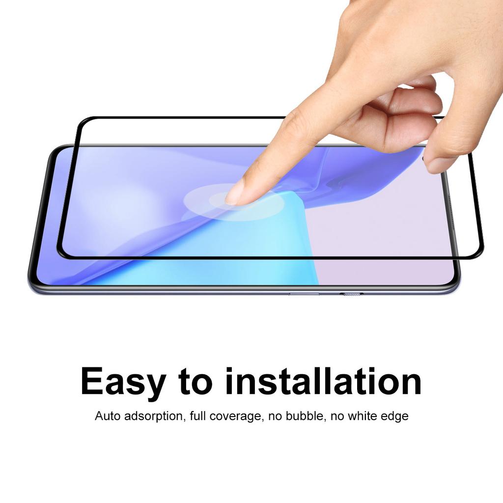 HAT PRINCE pro OnePlus 9 (Verze EU/USA/CN/IN)/9R 0,26 mm 9H 2,5D Fólie z tvrzeného skla Ochranná fólie na displej [Celoplošné lepení]