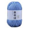 Elastic Flat Thread T-Shirt Yarn 40M Crochet Carpets Yarn Skin-friendy Thick Crochet Yarn  Beginner