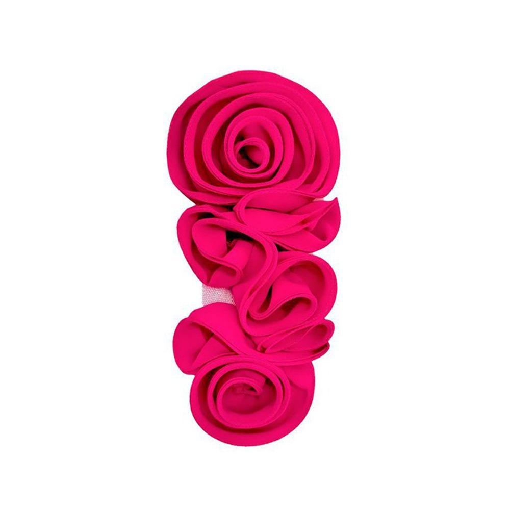 Big Flower 3D Floral Patch Folded Design DIY Chest Flower Handmade Floral Applique Wedding Dress