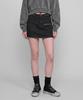 VERDNT Garment Dyed Mini Skirt [Black]
