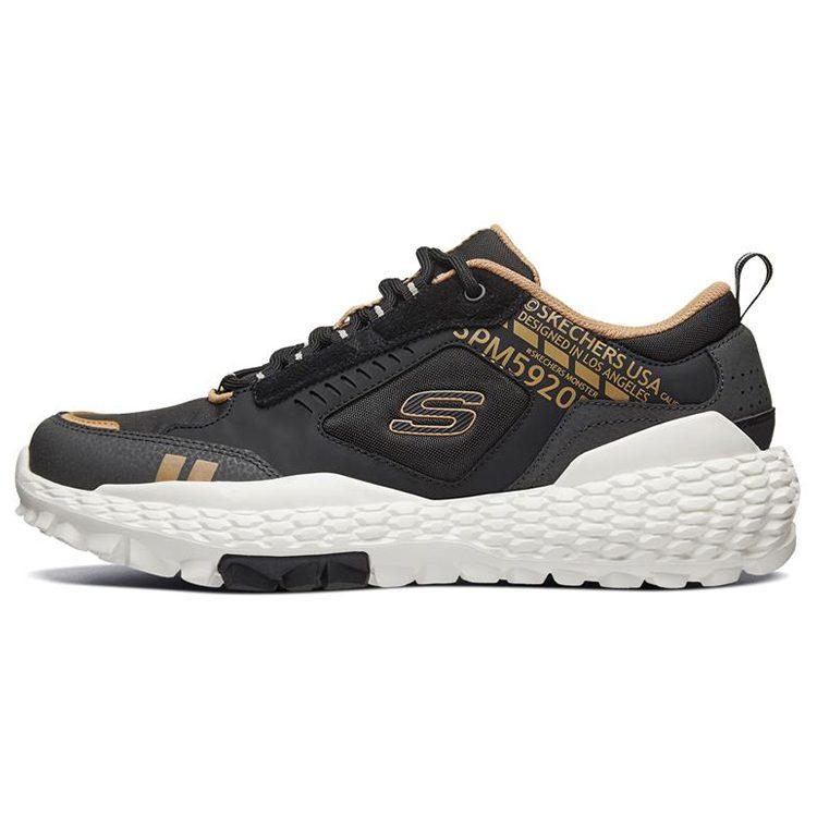 Skechers Monster Low Top Sneakers Black/Gold 51715-BLK