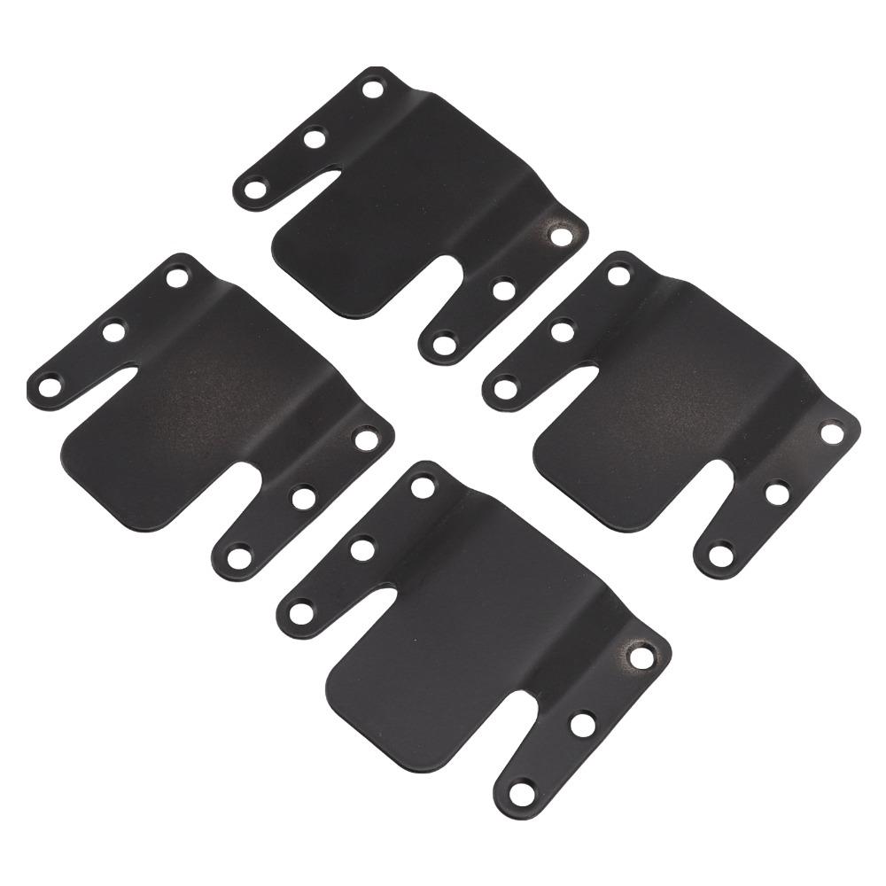 4PCS/8PCS Metal Construction Sofa Connector With Screws Durable Bracket Iron Black Color Interlocking Connector Sofa