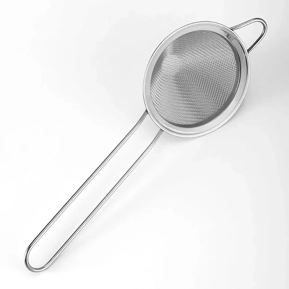 1PC Cocktail Strainer Stainless Steel Tea Strainers Conical Food Strainers Fine Mesh Strainer Practical Bar Strainer Tool Filter