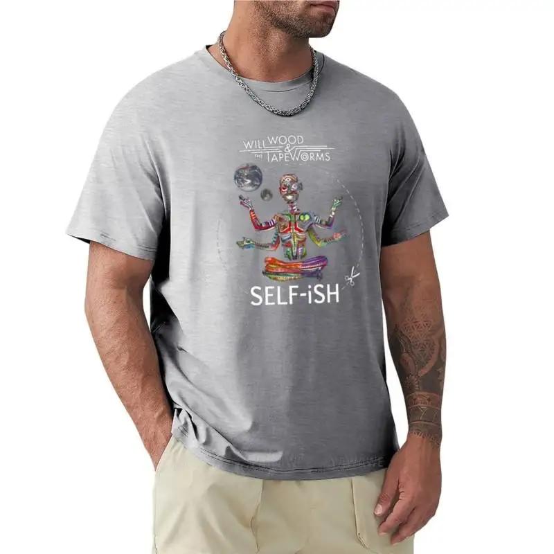

2025 New selfish selfish Will Wood T-shirt Cute top graphic T-shirt men s casual loose black cotton men s T-shirt 4XL