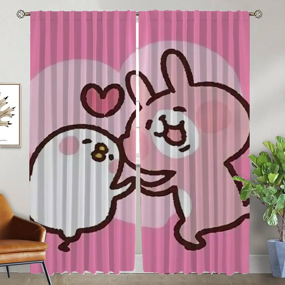 Vorhänge für Innenräume 2 Stück Kanaheis Elegante Raumvorhänge für Wohnzimmer Verdunkelungsvorhang Raumteiler Halloween Dekoration