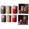 Portable Empty Tea Tin Can Reusable Tea Container Small Tea Packagings Box