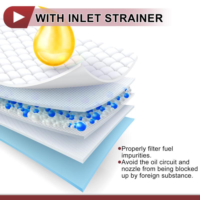 X Autohaux Electric Fuel Pump Assembly for VW PASSAT B6 B7 1.6 1.9 2.0 TDI 2005-2011 Fuel Filter Pump Module Inlet Strainer