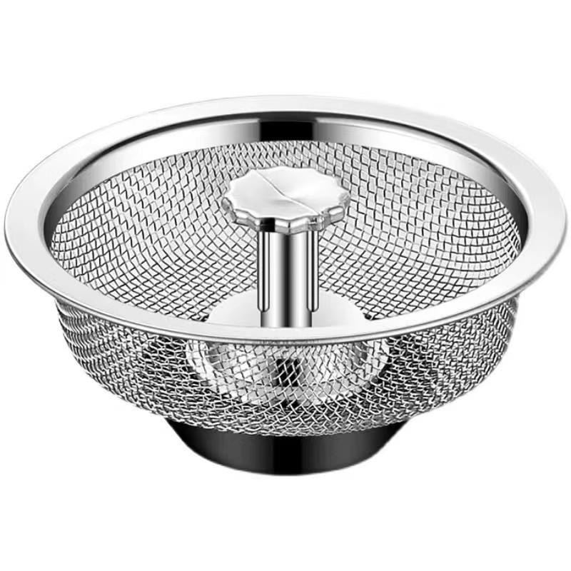 

Stainless Steel Kitchen Sink Garbage Filter and Floor Drain Blocker