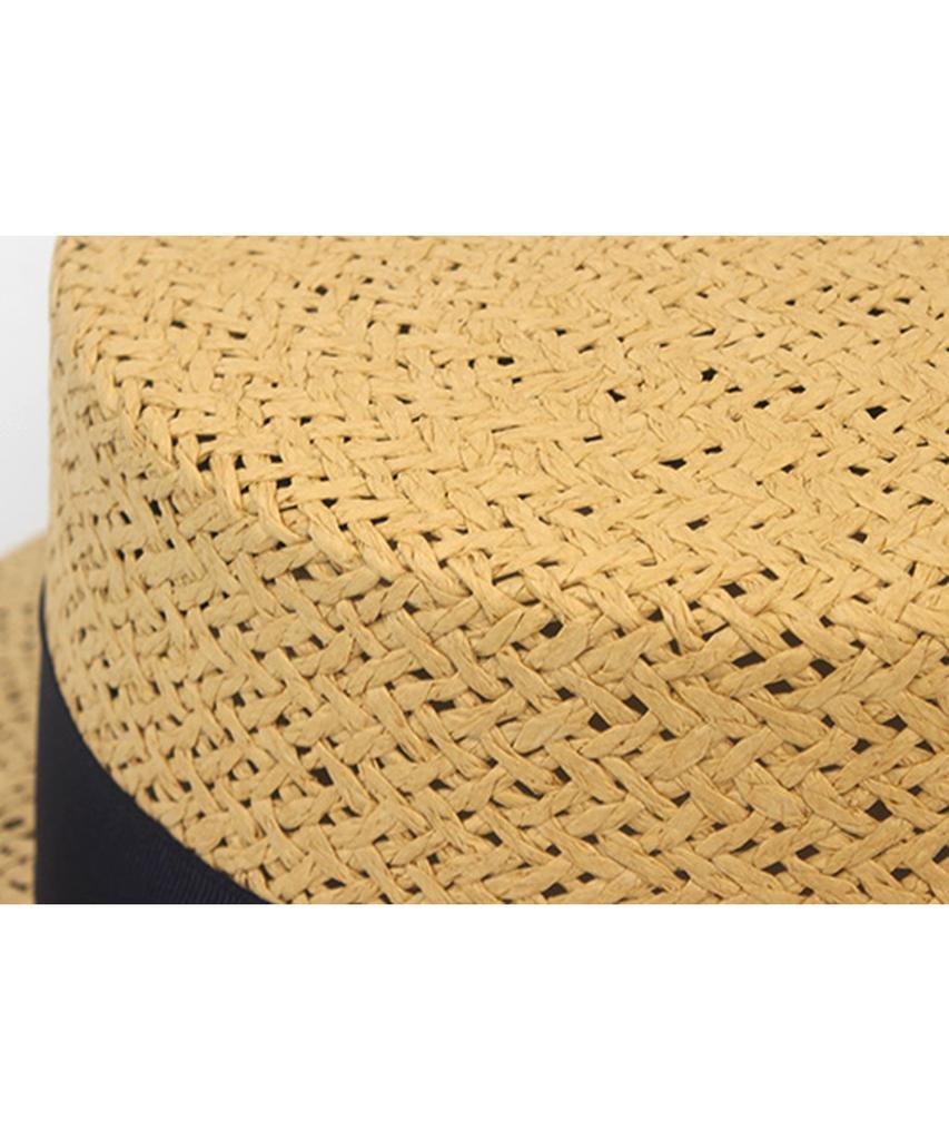 NEIB Line Beige Short Panama Hat