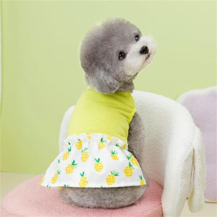 Delicate Pet Dress Dog Skirt Pet Dress Dog Sundresses Pineapple Dress Beach