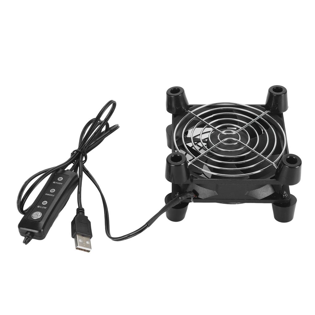 90mm PC Case Fan Professional 5V 2800RPM Efficient Low Noise 3 Levels Adjustment USB Case Fan for Computer Game Console