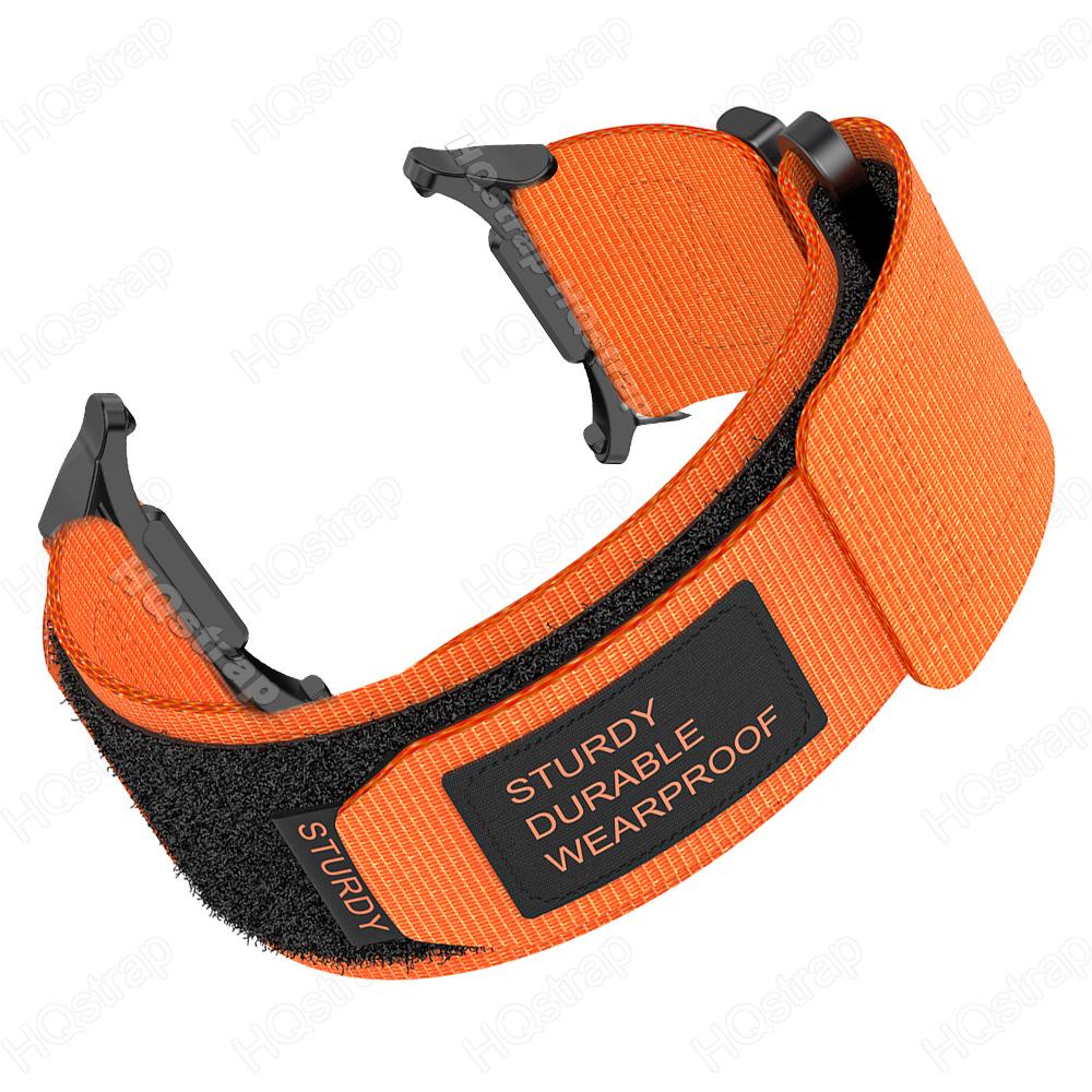 

Новый спортивный нейлоновый ремешок-петля для Samsung Galaxy Watch 7 Ultra, 47 мм, браслет для Samsung Watch 7 Ultra, ремешки для часов, аксессуары Watch 7 Ultra 47mm чёрный/оранжевый