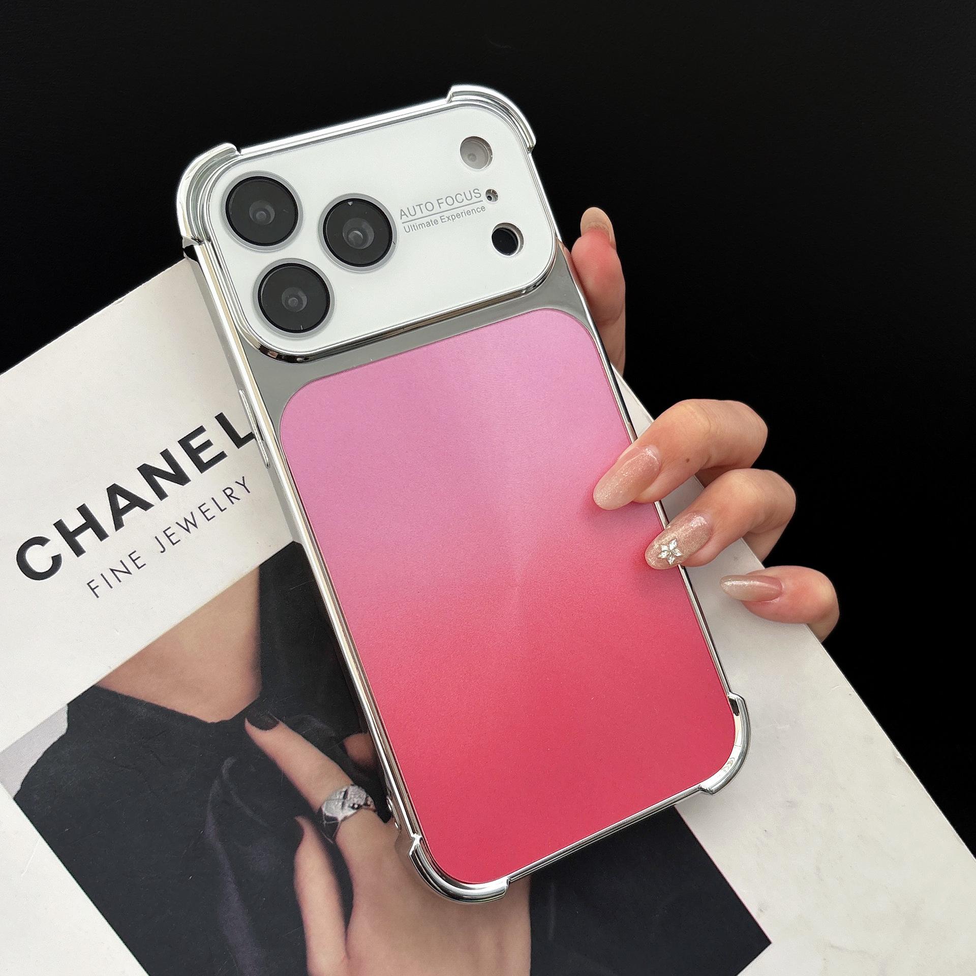 

Aurora Electroplated Gradient Phone Case for iPhone 17 Pro Max – Two-Tone, Dazzling, Durable Protective Cover. iPhone 14 Pro Max