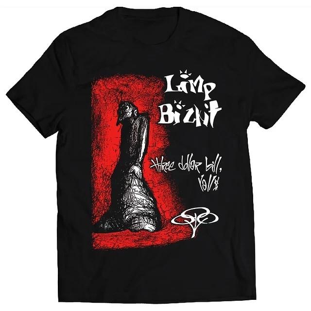 Limp Bizkit - Three Dollar Bill, Y'all Album Cotton Black T Shirt