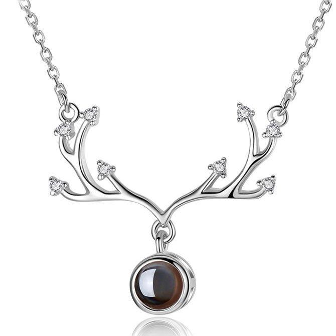 Antler Styling Design Simple Collarbone Chain Female Student