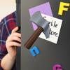 Axes Refrigerator Magnet Plastic 3D Throwing Hatchet Fridge Magnet Home Office Kitchen
