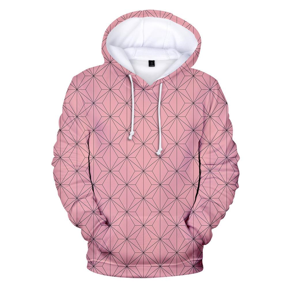 

Japan Trendy Demon Slayer Hoodie Cosplay Costume Anime Peripheral 3D Print Unisex Hooded Sweatshirt 0040 S