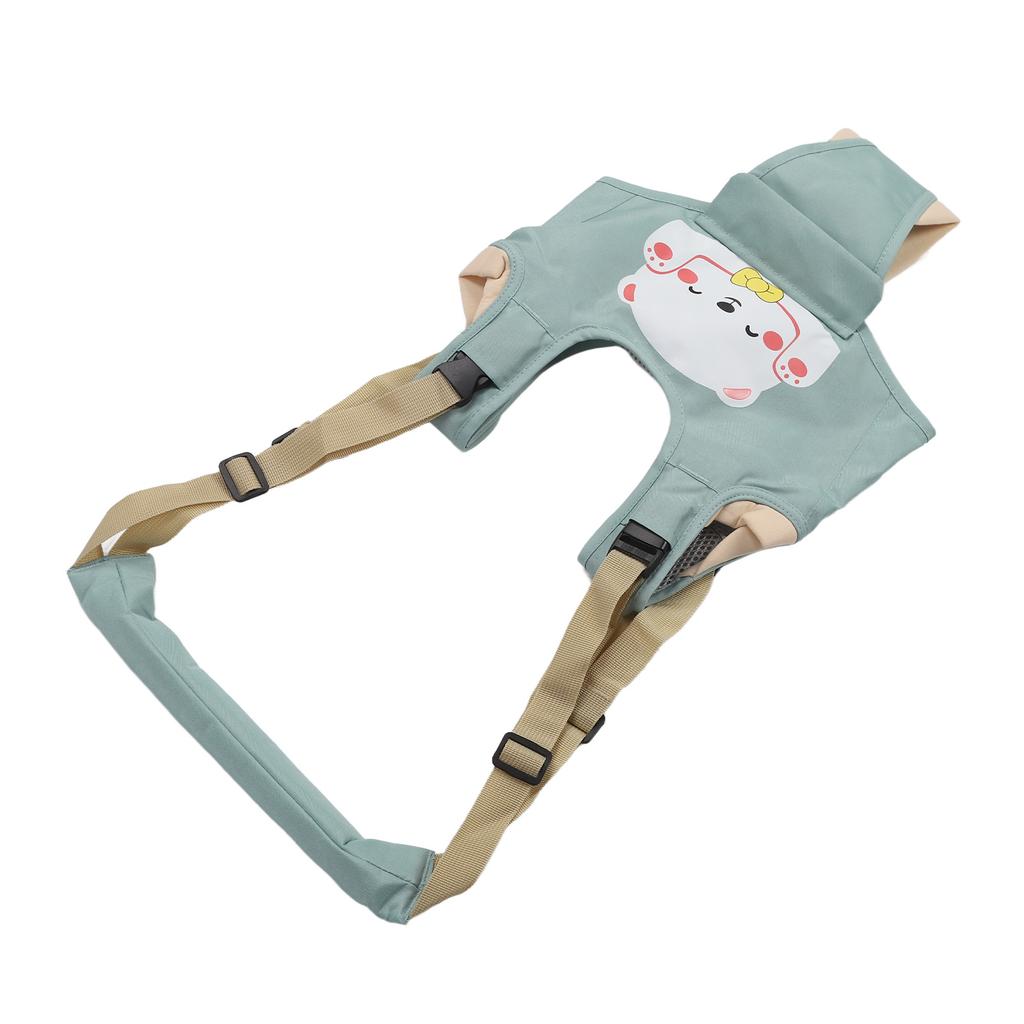 Baby Walking Harness Multifunctional Comfortable Breathable Adjustable Infant Walker Harness for 6 to 36 Month Old Green