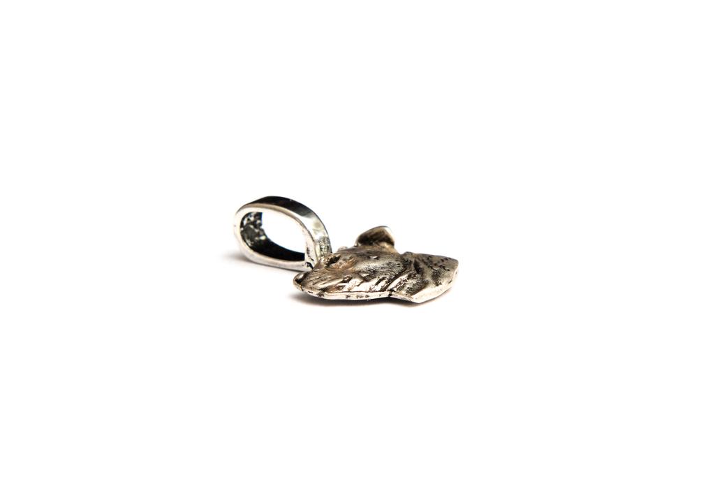 Staffordshire Bull Terrier, Staffy - Dog necklace, silver-plated pendant for the dog lover, subtle jewellery by Art-Dog
