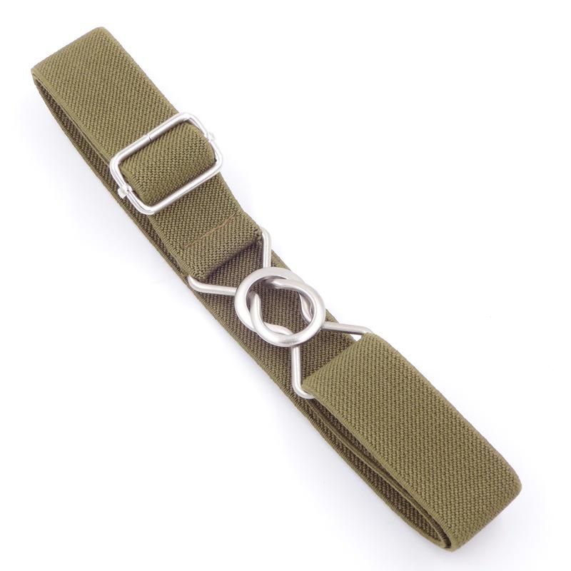 

Эластичный детский ремень с пряжкой в форме 8 - универсальный ремень в корейском стиле для мальчиков и девочек, однотонный