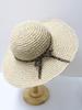 Ladies' Summer Solid Color Hollow Out Large Brim Beach Sun Hat, Pure Straw Crochet Sun Hat Suitable For Hiking
