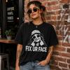 Fix Ur Face and Kids Tshirt, Sarcastic Quote Tee, Funny Attitude and Kids Tshirt, Sassy Graphic Top, Bold Humor Gift