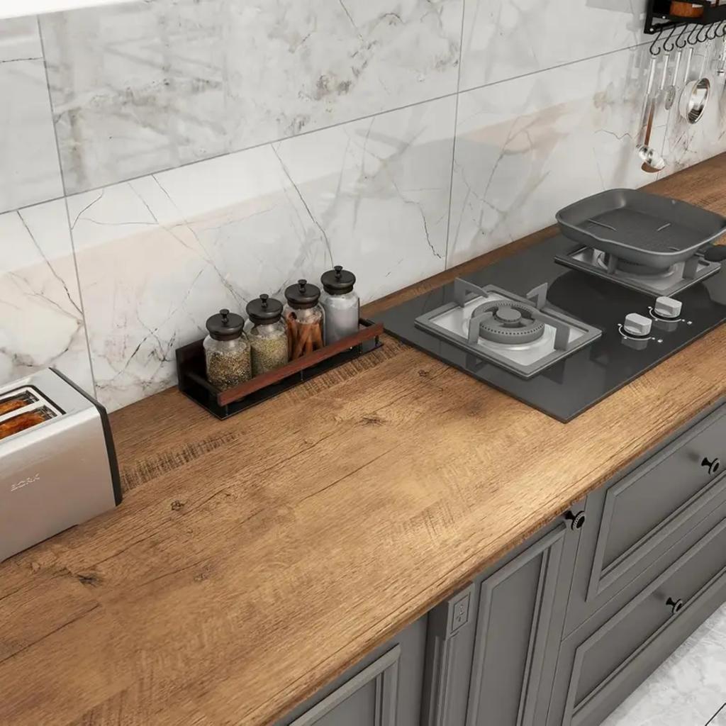 Classic Wood Grain PVC Stickers Waterproof Self-Adhesive Wallpaper for Wardrobe Cupboard Table Furniture Home Decor Wall Papers