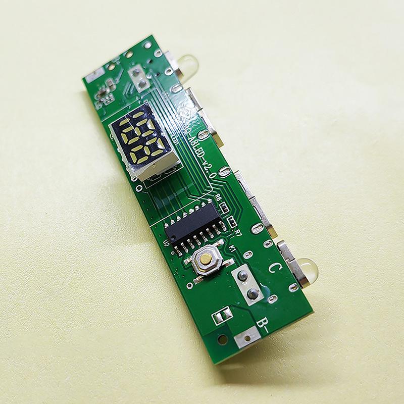 5V 2A Digital Display Power Bank Circuit Strip Module Type-C Micro Usb A8188Mobile Power Motherboard