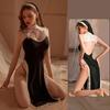 Women's Sexy Nun Roleplay Lingerie Dress - Adult Cosplay Costume, Exotic Night Outfit, Club Party Wear, New Fashion Design