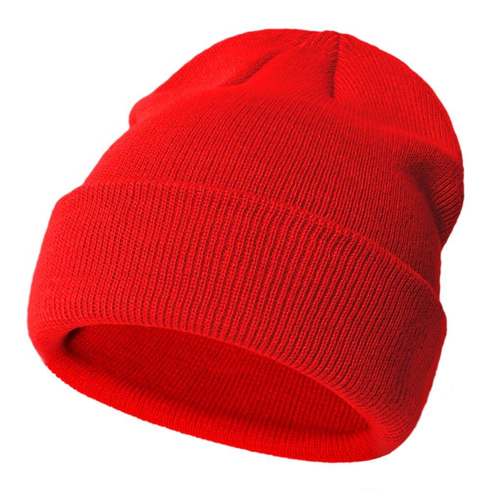 Solid Color Baby Beanies Soft Warm Knit Cap Fashion Kids Winter Hat for Boys Girls