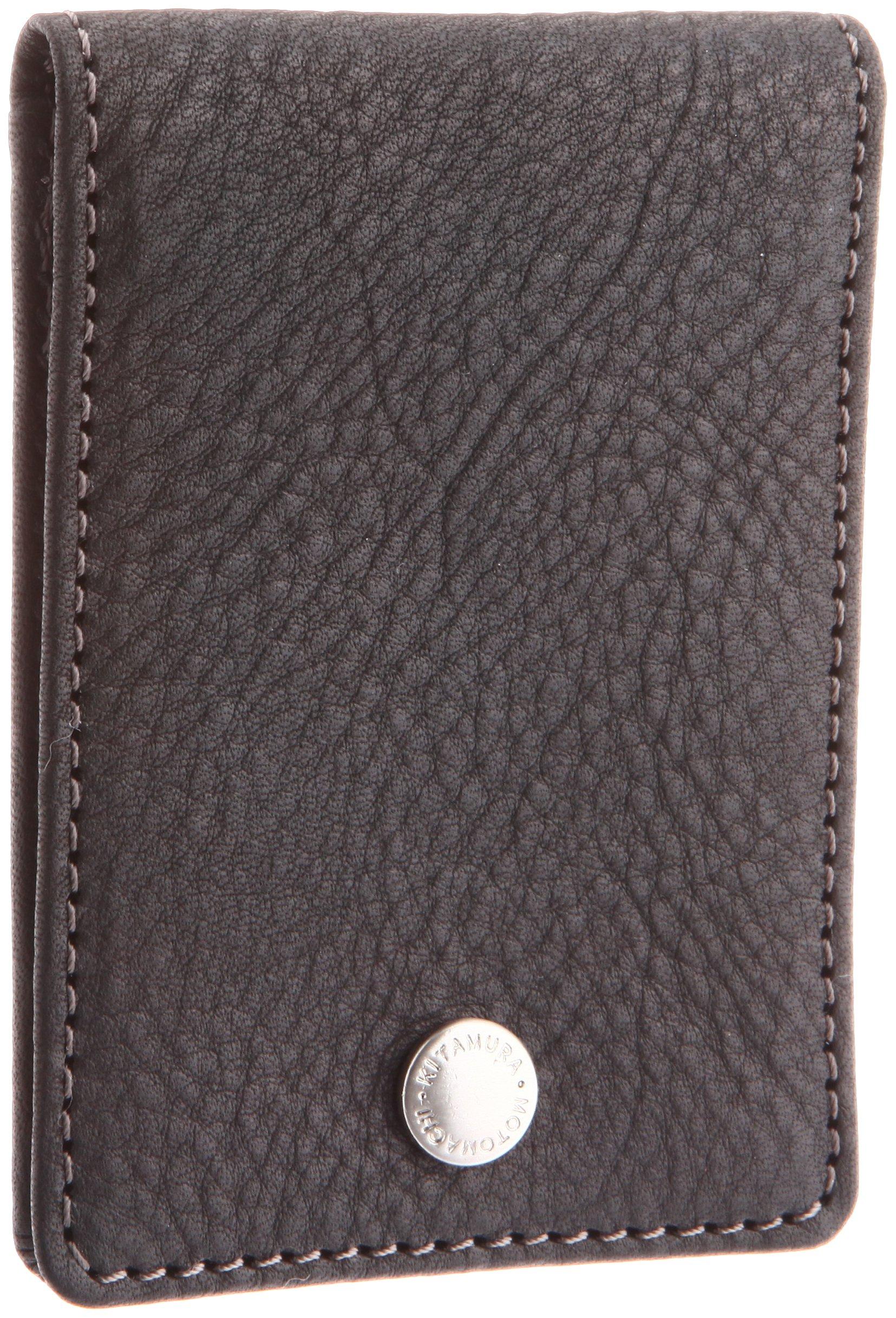 

Pass Case Bifold Type YH0085 Stitch 15801 [Kitamura] Black/Gray [Black]