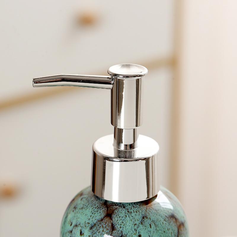 330ml soap dispenser kiln transformed gourd ceramic press bottle shampoo and shower gel dispensing bottle shampoo dispenser