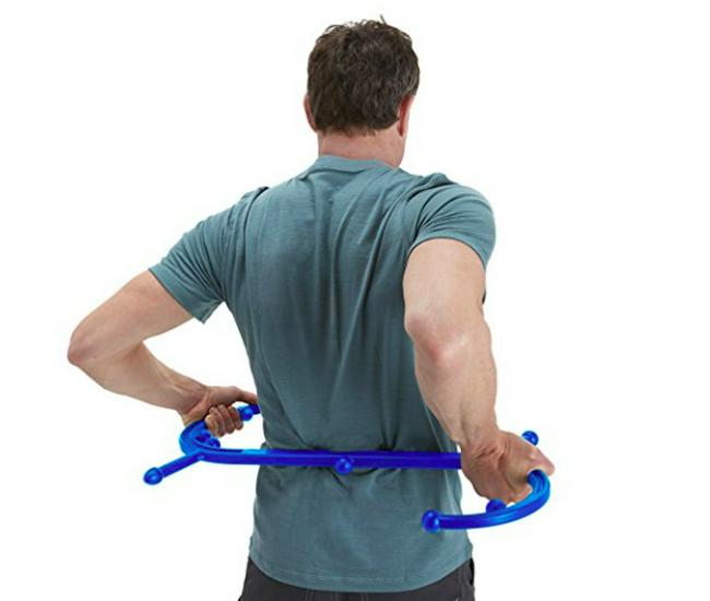 Portable Multi-Functional Massager Stick for Shoulder, Neck, and Back Self-Massage