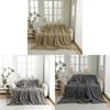 Pure Color Flannel Blanket With Butterfly Pattern For Office Nap And Air Conditioning Comfort