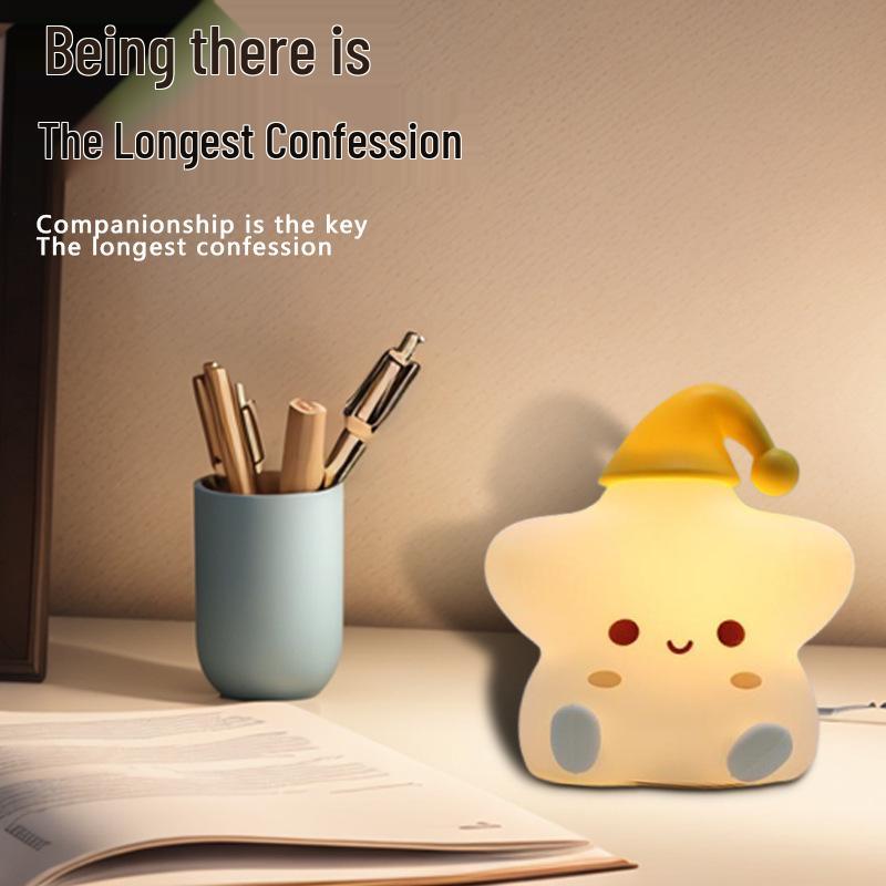 Rabbit Silicone Night Light: Soft, Cute Bedside Companion for a Cozy Atmosphere