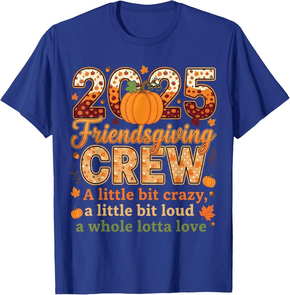 Squad Turkey Friends Thanksgiving 2025 Friendsgiving Unisex T-Shirt