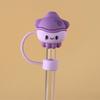 Cute Straw Covers Cap Leak-proof Straw Cap 10mm Diameter Drinking Straw Cover Dust-Proof Straw Lid for 30oz 40oz Tumblers And Outdoor Travel
