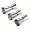 3pcs/set 15/30 20/40 25/50ml Stainless Steel Measuring Cups Party Wine Cocktail Shaker Double Tone Jigger Shot Drinks Rectification Mixed